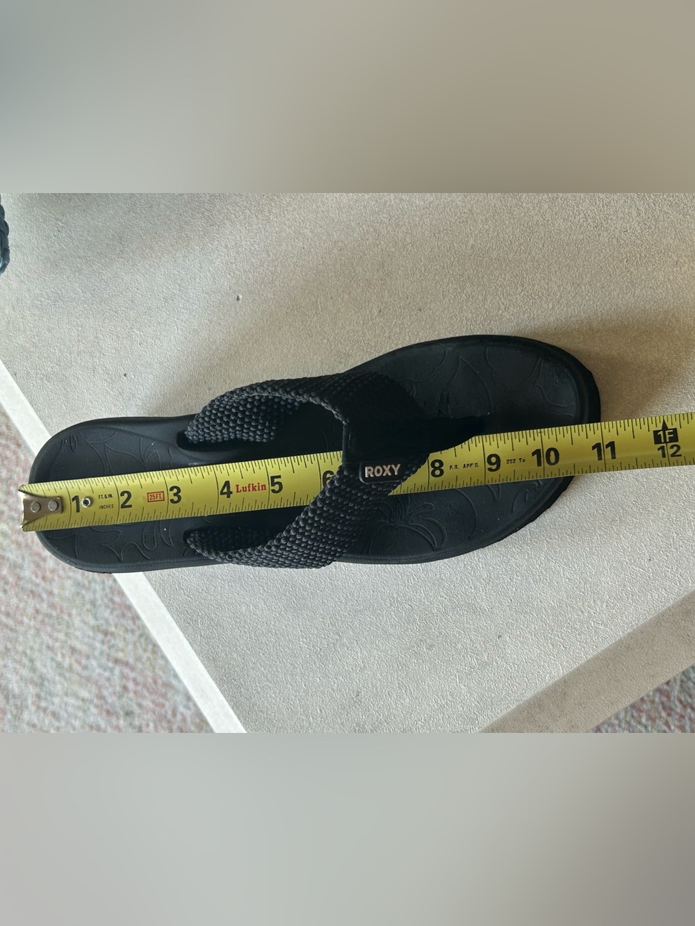 Roxy KALLI II Thick Platform Wedge Sandals Black Slip On Size 11 - Picture 10 of 14